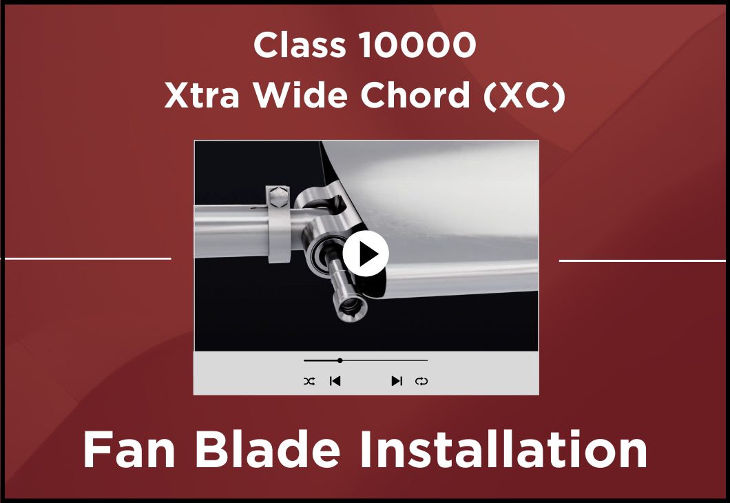 10k XC Fan Blade Installation 