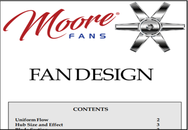 Moore Fans Tech Notes